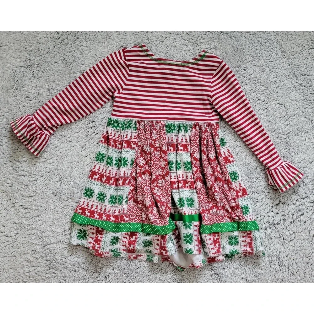 Bonnie Jean Christmas Dress Size 4